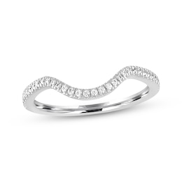 Previously Owned Diamond Wedding Band 1/6 ct tw Round-cut 14K White Gold