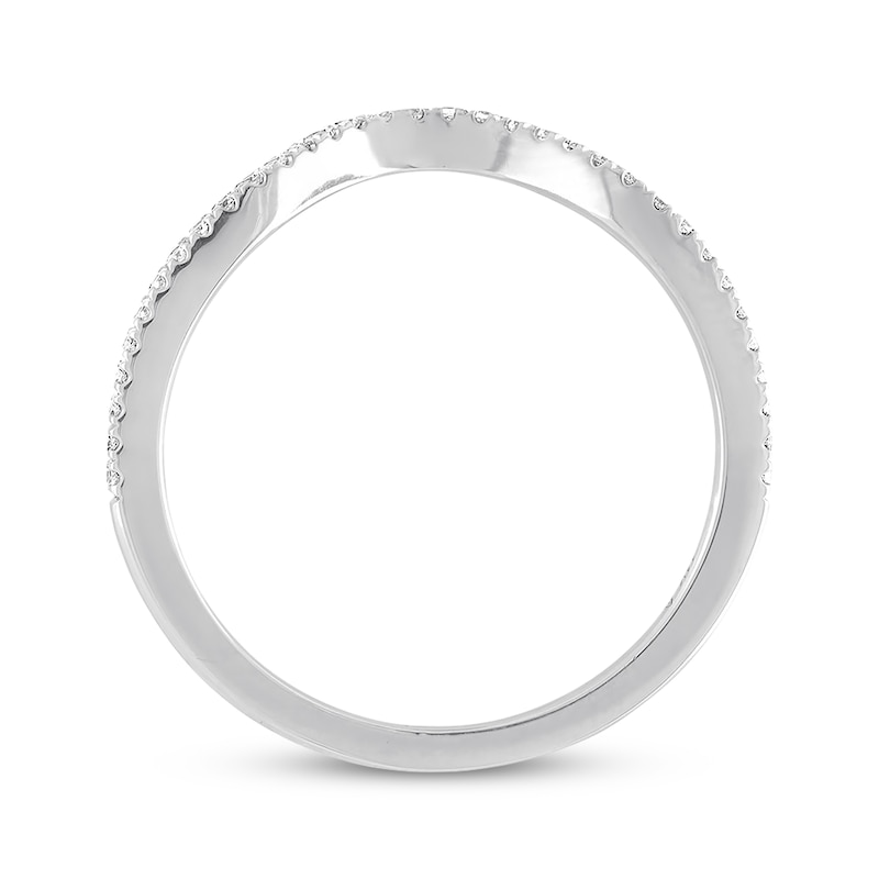Previously Owned Diamond Wedding Band 1/6 ct tw Round-cut 14K White Gold