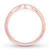 Thumbnail Image 1 of Previously Owned Diamond Wedding Band 1/8 ct tw Round-cut 14K Rose Gold