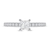 Thumbnail Image 2 of Previously Owned Diamond Engagement Ring 5/8 ct tw Princess/Round-cut 14K White Gold