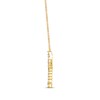 Thumbnail Image 2 of Previously Owned Diamond Cross Necklace 1/2 ct tw Round-cut 10K Yellow Gold