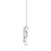 Thumbnail Image 2 of Previously Owned Diamond Necklace 1/2 ct tw Round-cut 10K White Gold 19 Length