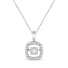 Thumbnail Image 0 of Previously Owned Unstoppable Love Necklace 1/10 ct tw Sterling Silver 19"