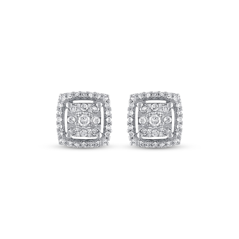 Previously Owned Diamond Stud Earrings 1/4 ct tw 10K White Gold