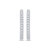Thumbnail Image 2 of Previously Owned Diamond Hoop Earrings 1/4 ct tw 10K White Gold