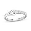 Thumbnail Image 1 of Previously Owned Love + Be Loved Diamond Ring 1/4 ct tw Round Sterling Silver - Size 7