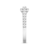 Thumbnail Image 2 of Previously Owned Love + Be Loved Diamond Ring 1/4 ct tw Round Sterling Silver - Size 7