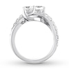Thumbnail Image 2 of Previously Owned Ever Us Two-Stone Diamond Ring 2 ct tw Round-cut 14K White Gold