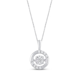 Previously Owned Unstoppable Love Diamond Necklace 1/4 ct tw 10K White Gold 19"