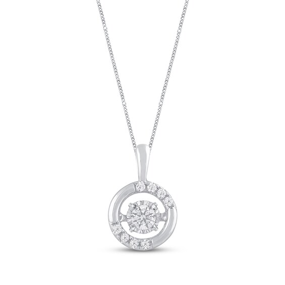Previously Owned Unstoppable Love Diamond Necklace 1/4 ct tw 10K White Gold 19"