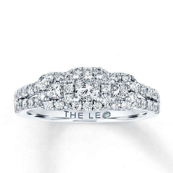 Previously Owned THE LEO Diamond Engagement Ring -/8 ct tw Diamonds 14K White Gold