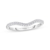Thumbnail Image 1 of Previously Owned Adrianna Papell Diamond Contour Band 1/6 ct tw Round-cut 14K White Gold