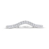 Thumbnail Image 3 of Previously Owned Adrianna Papell Diamond Contour Band 1/6 ct tw Round-cut 14K White Gold