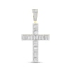 Thumbnail Image 0 of Previously Owned Men's Diamond Cross Pendant 1-1/2 ct tw Round/Baguette 10K Yellow Gold