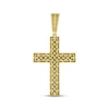 Thumbnail Image 3 of Previously Owned Men's Diamond Cross Pendant 1-1/2 ct tw Round/Baguette 10K Yellow Gold