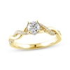 Thumbnail Image 1 of Previously Owned Diamond Engagement Ring 1/2 ct tw Round-cut 14K Yellow Gold