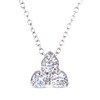 Thumbnail Image 0 of Previously Owned THE LEO 3-Stone Diamond Necklace 3/4 ct tw 14K White Gold 19"