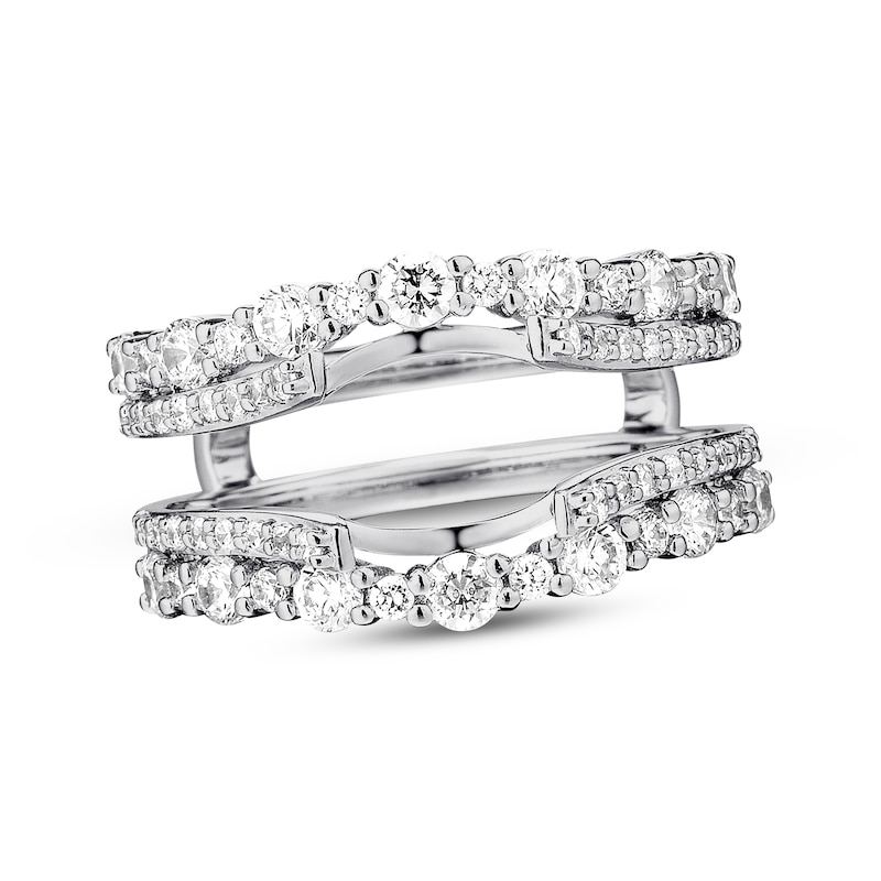 Previously Owned Diamond Enhancer Ring 1-1/3 ct tw Round-cut 14K White Gold