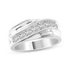 Thumbnail Image 1 of Previously Owned Men's Diamond Wedding Band 1 ct tw 14K White Gold