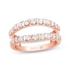 Previously Owned THE LEO Diamond Enhancer Ring 1 ct tw Round-cut 14K Rose Gold
