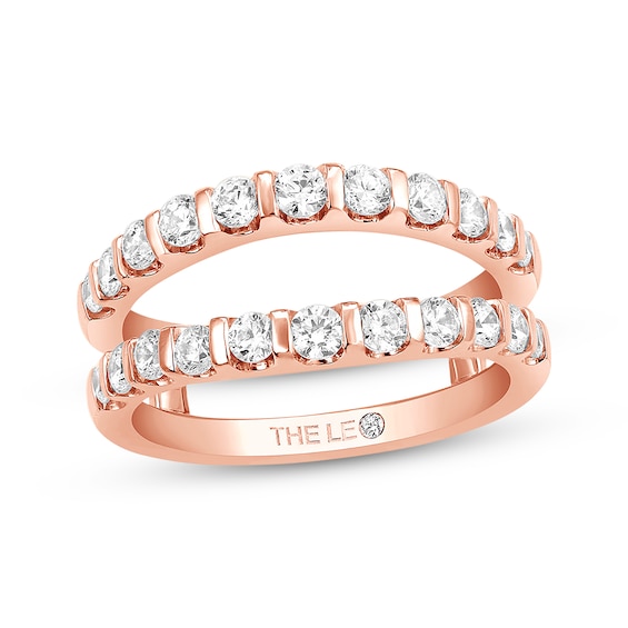 Previously Owned THE LEO Diamond Enhancer Ring 1 ct tw Round-cut 14K Rose Gold