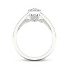 Thumbnail Image 4 of Previously Owned Diamond Engagement Ring 1 ct tw Round-cut 14K White Gold