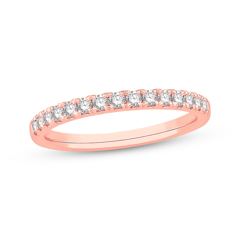 Main Image 1 of Previously Owned Diamond Wedding Band 1/3 ct tw Round-cut 14K Rose Gold