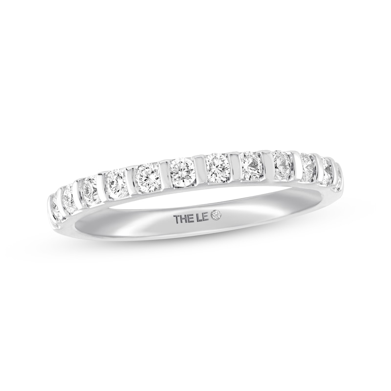 Previously Owned THE LEO Diamond Wedding Band 1/2 ct tw 14K White Gold