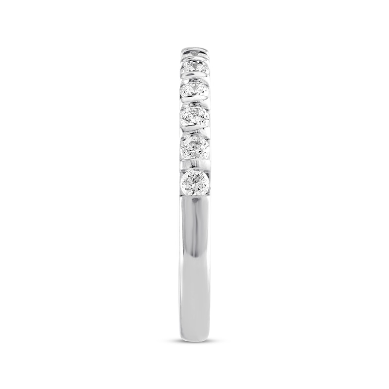 Previously Owned THE LEO Diamond Wedding Band 1/2 ct tw 14K White Gold
