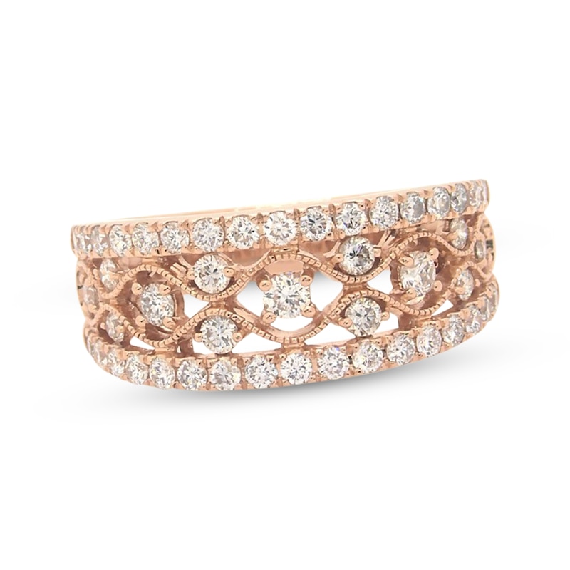 Main Image 1 of Previously Owned Diamond Ring 1 ct tw Round-cut 14K Rose Gold