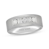 Thumbnail Image 1 of Previously Owned Neil Lane Men's Diamond Wedding Band 1/2 ct tw Round/Baguette 14K White Gold