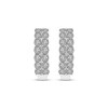 Thumbnail Image 1 of Previously Owned Diamond Hoop Earrings 1 ct tw Round-cut 10K White Gold