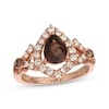 Thumbnail Image 0 of Previously Owned Le Vian Chocolate Quartz Ring 5/8 ct tw Diamonds 14K Strawberry Gold