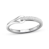 Thumbnail Image 1 of Previously Owned Love + Be Loved Diamond Ring 1/10 ct tw Round Sterling Silver Size 7