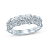 Thumbnail Image 1 of Previously Owned Monique Lhuillier Bliss Diamond Wedding Band 1-1/4 ct tw Round & Marquise-cut 18K White Gold