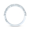 Thumbnail Image 2 of Previously Owned Monique Lhuillier Bliss Diamond Wedding Band 1-1/4 ct tw Round & Marquise-cut 18K White Gold