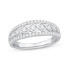 Thumbnail Image 1 of Previously Owned Diamond Anniversary Ring 1/2 ct tw Round-cut 10K White Gold