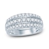 Thumbnail Image 1 of Previously Owned Diamond Anniversary Ring 1 ct tw Round-cut 10K White Gold