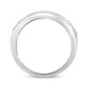 Thumbnail Image 3 of Previously Owned Diamond Ring 3/4 ct tw Round/Baguette 10K White Gold
