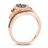 Thumbnail Image 3 of Previously Owned Le Vian Chocolate Diamond Tiara Ring 1/2 ct tw 14K Strawberry Gold
