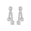 Thumbnail Image 2 of Previously Owned Ever Us Diamond Earrings 3/8 ct tw Round-cut 14K White Gold