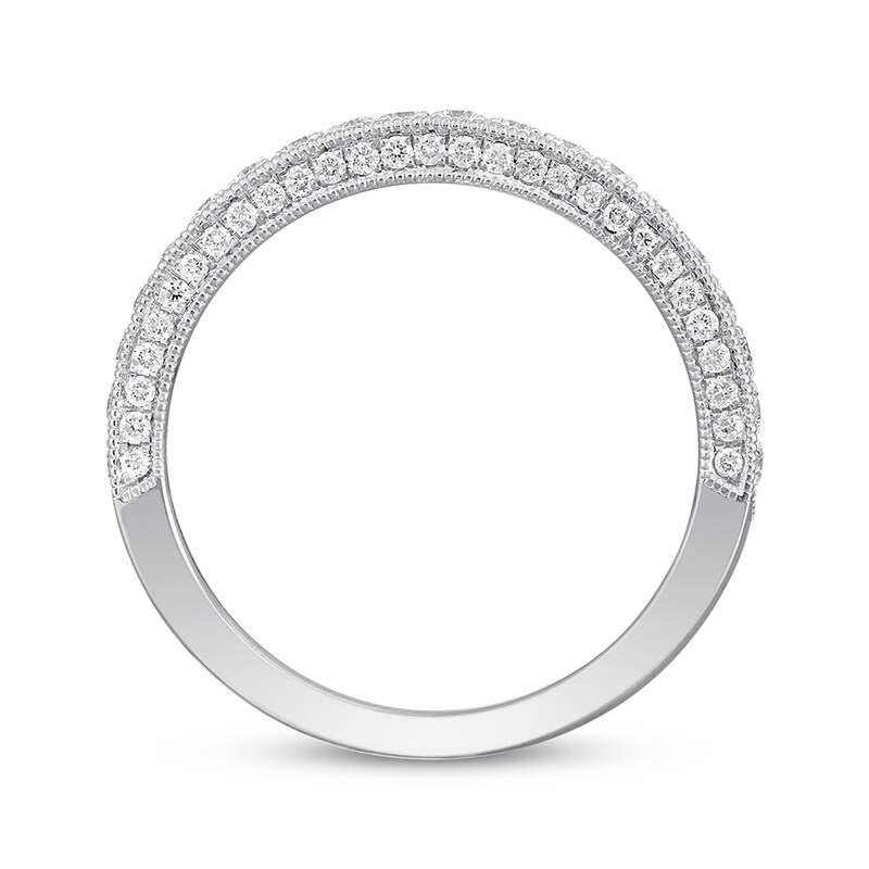 Main Image 3 of Previously Owned Neil Lane Diamond Wedding Band 1/2 ct tw Round-cut 14K White Gold