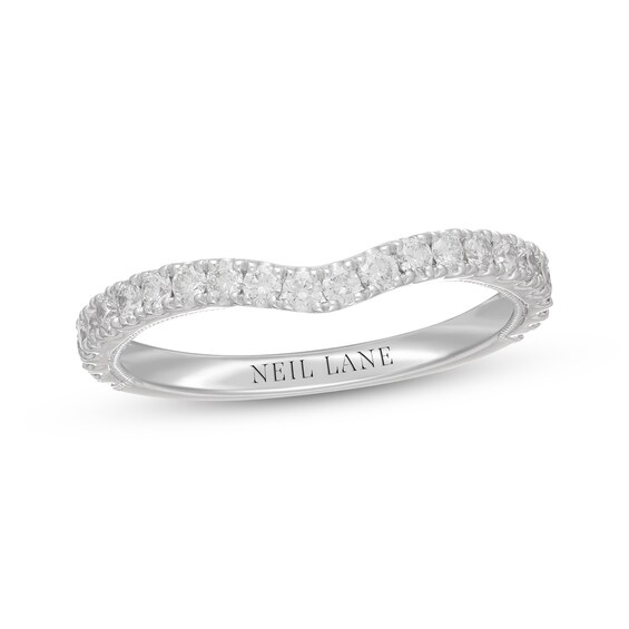 Previously Owned Neil Lane Diamond Wedding Band 1/2 ct tw Round-cut 14K White Gold