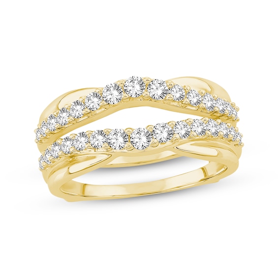 Previously Owned Diamond Enhancer Ring 3/4 ct tw Round-cut 14K Yellow Gold