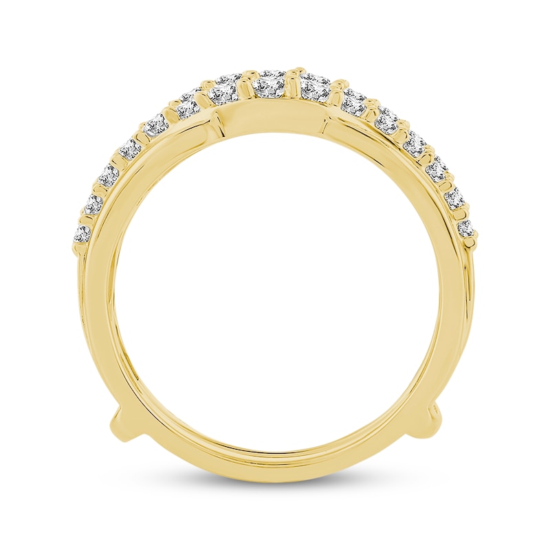 Previously Owned Diamond Enhancer Ring 3/4 ct tw Round-cut 14K Yellow Gold