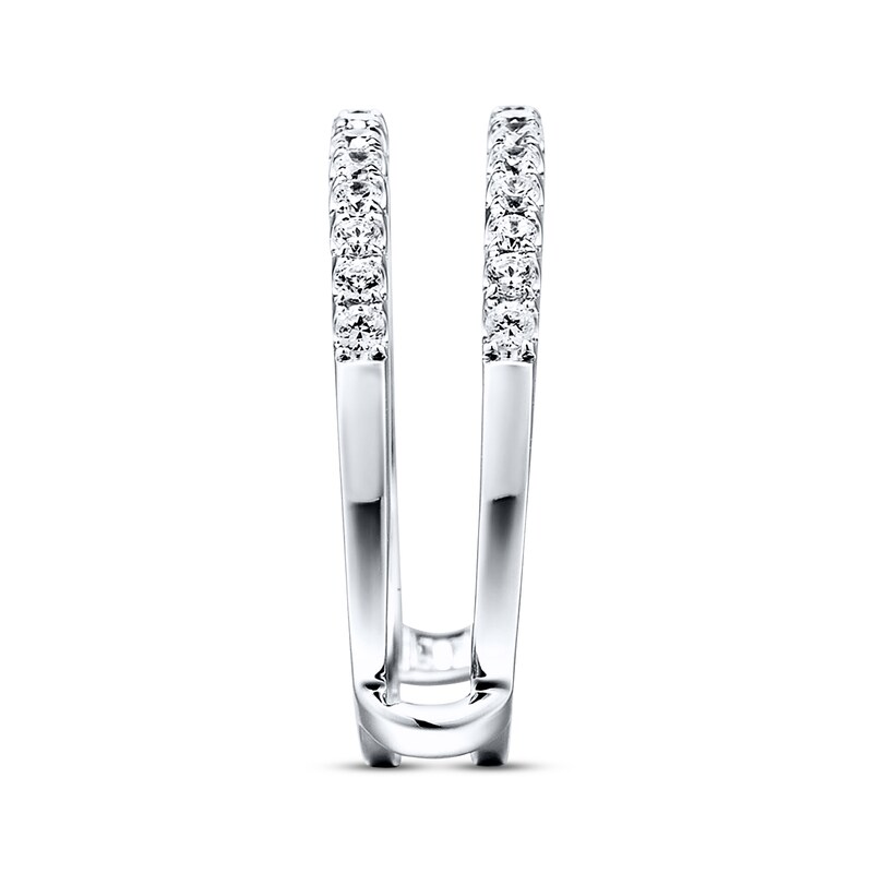 Main Image 2 of Previously Owned Diamond Enhancer Ring 1/2 ct tw Round-cut 14K White Gold