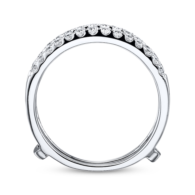 Main Image 3 of Previously Owned Diamond Enhancer Ring 1/2 ct tw Round-cut 14K White Gold