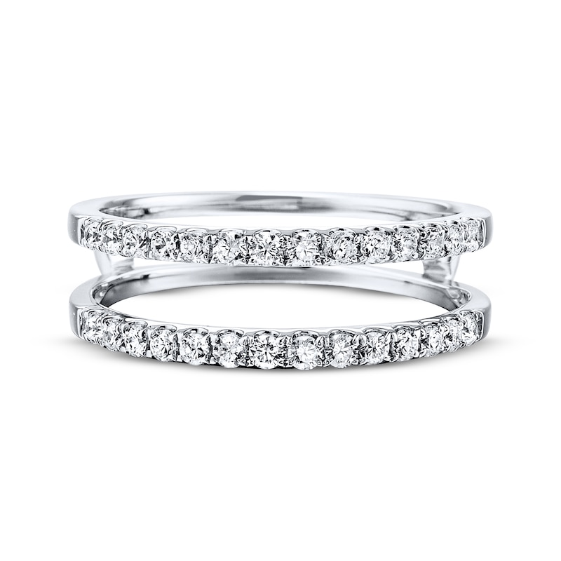 Main Image 4 of Previously Owned Diamond Enhancer Ring 1/2 ct tw Round-cut 14K White Gold