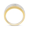 Thumbnail Image 3 of Previously Owned Men's Diamond Band 1 ct tw Round-cut 10K Two-Tone Gold