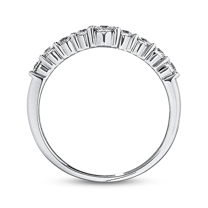 Main Image 3 of Previously Owned THE LEO Diamond Enhancer Ring 1/2 ct tw Round-cut 14K White Gold